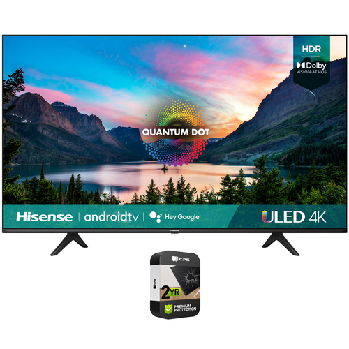 Hisense 75 Inch U6G 4K ULED Quantum HDR Smart Android TV 2021 + 2 Year Warranty