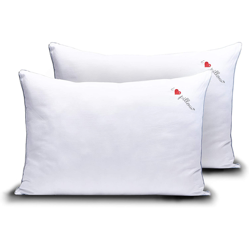 Cumulus Gel-Coated Fiber Queen-Size Pillow, 2-Pack (F13-2CM)