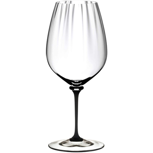 Riedel Fatto A Mano Performance Cabernet Glass, Black Stem, Single - 4884/0D