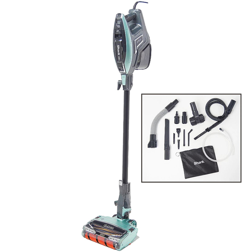 Shark APEX Corded Stick Vacuum with DuoClean and Self-Cleaning  Green -Factory Renewed