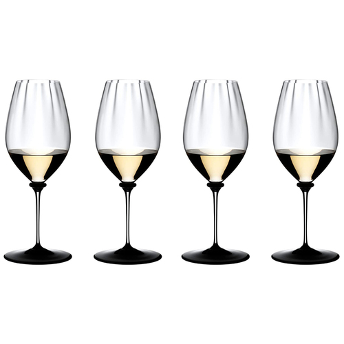 Riedel 4884/15N Fatto A Mano Performance Riesling Glass, Black Base (Set of Four)