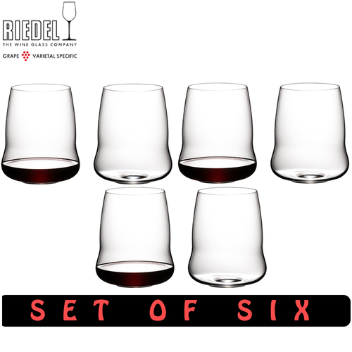 Riedel Winewings SL Stemless Cabernet Sauvignon Glasses - Set of Six