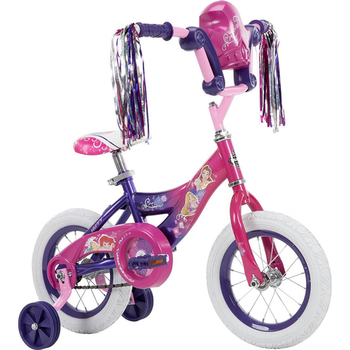 Huffy Disney Minnie Mouse Girls' Bike with Training Wheels, 12-inch - 22250
