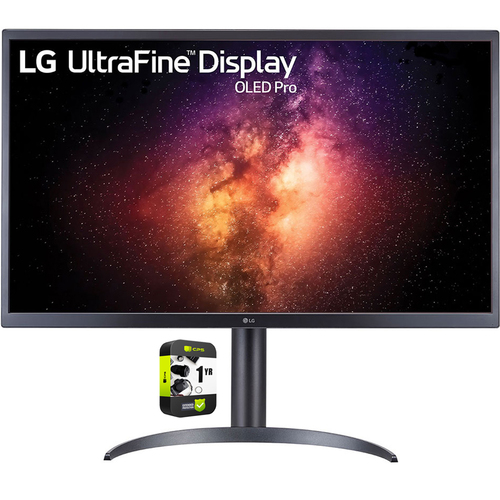LG 32` UltraFine 4K OLED 16:9 1M:1 Contrast Ratio Monitor with Extended Warranty