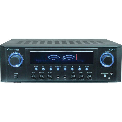 Technical Pro Professional Receiver with USB & SD Card Inputs - RX38UR