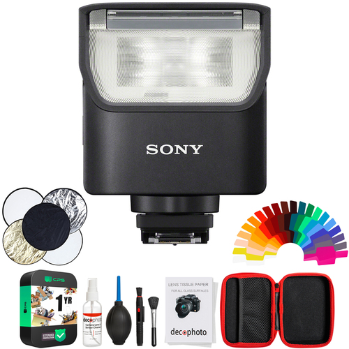 Sony HVL-F28RM External Compact Flash w/ Warranty +Accessories Bundle