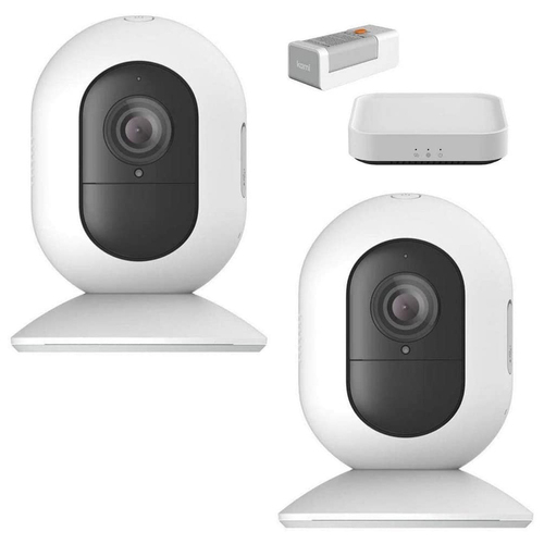 Kami 1080P Home Camera Kit, Wireless Outdoor Battery Security Camera (2 Pack)