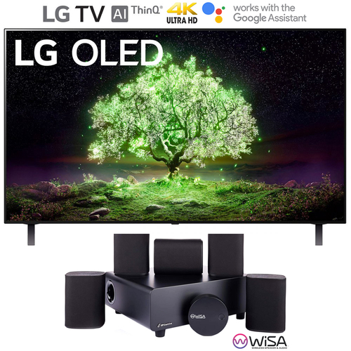 LG 77` A1 Series 4K HDR Smart TV 2021 + Platin Speaker System w/ WiSA Technology