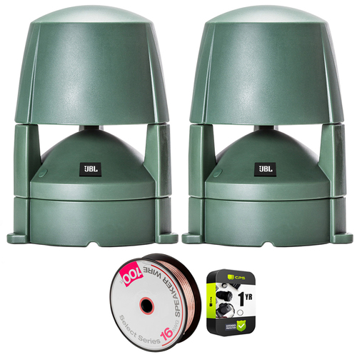 JBL 5` Two-Way Coaxial Mushroom Landscape Speaker 2 Pack with Extended Warranty