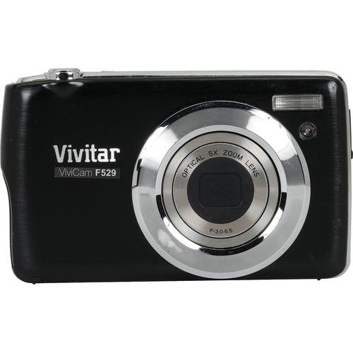 Vivitar  ViviCam 14.1 Megapixel  5X Optical Zoom Compact Camera - Black
