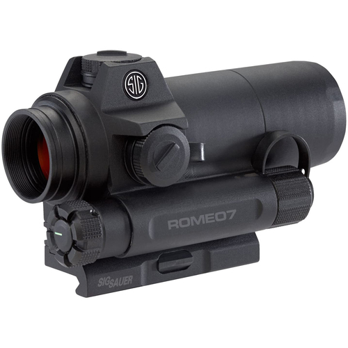 Sig Sauer ROMEO7 1x30mm Full-Size Red Rot Sight, 2 MOA - Black (SOR71001)