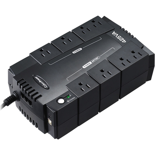 CyberPower 425VA 255W Green Power Uninterruptible Power Supply with 8-Outlet - CP425SLG
