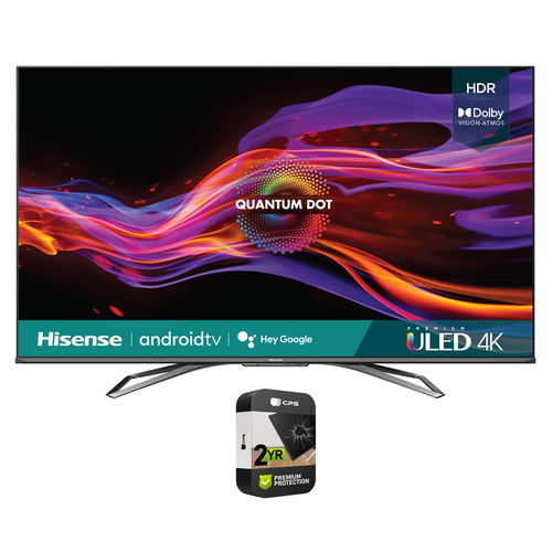 Hisense 55` U8G Series 4K ULED Quantum HDR Android TV 2021 with Protection Plan