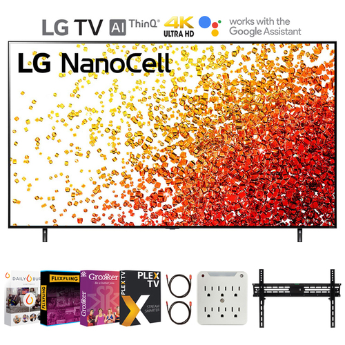 LG 50 Inch HDR 4K UHD Smart NanoCell LED TV 2021 with Movies Streaming Pack