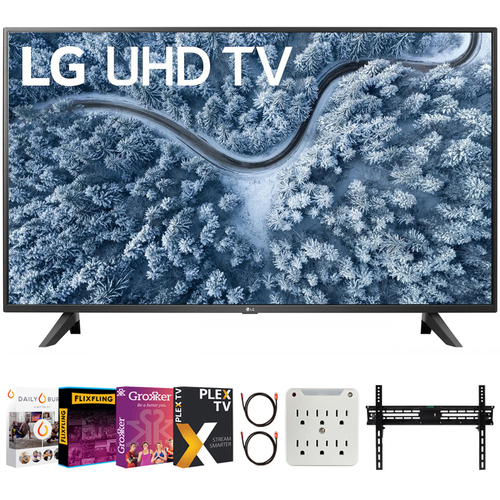 LG 50` UP7000 Series 4K LED UHD Smart webOS TV 2021 Model+Movies Streaming Pack
