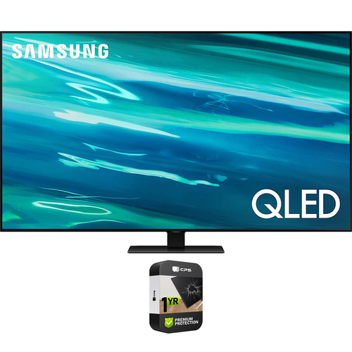 Samsung Q80A 50 Inch HDR 4K QLED Smart TV 2021 with Premium Protection Plan
