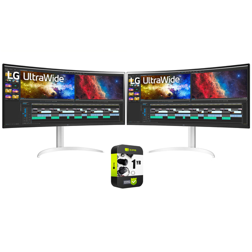LG 38` Curved 21:9 UltraWide QHD 3840x1600 PC Monitor 2 Pack with Warranty