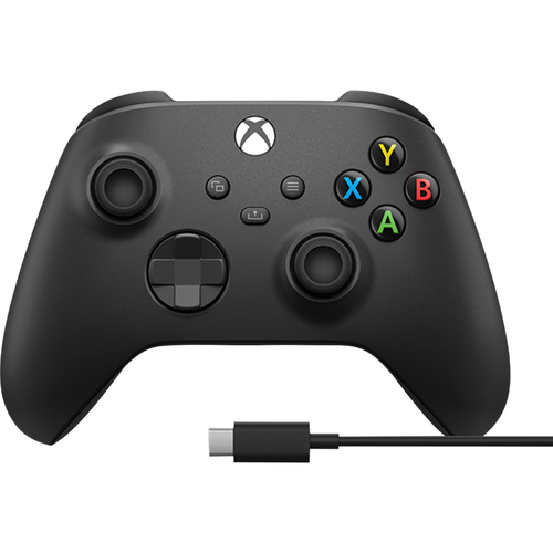 Xbox Wireless Controller with USB-C Cable for PC - Carbon Black - 1V8-00001