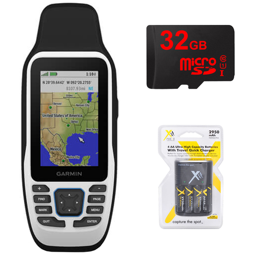Garmin GPSMAP 79s Marine Handheld w/ Worldwide Basemap + 32GB Accessories Bundle