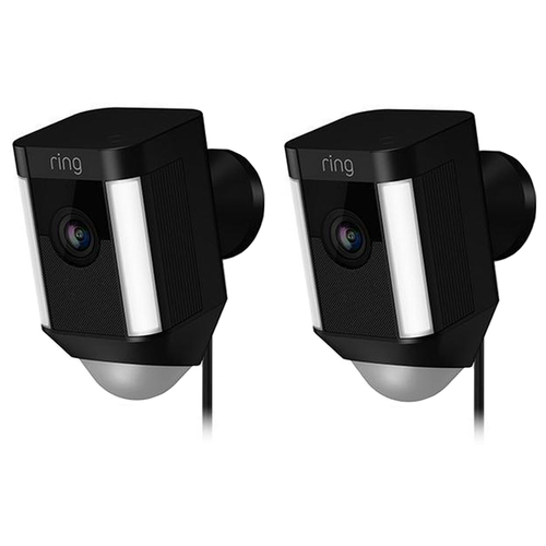 Ring 8SH1P7-BEN0 Spotlight Cam Wired - Black (2-Pack)