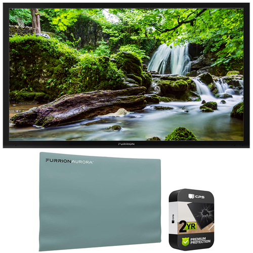 Furrion FDUF43CBS 43` Full Shade 4K UHD Outdoor 2021 TV w/ Cover + Premium Warranty
