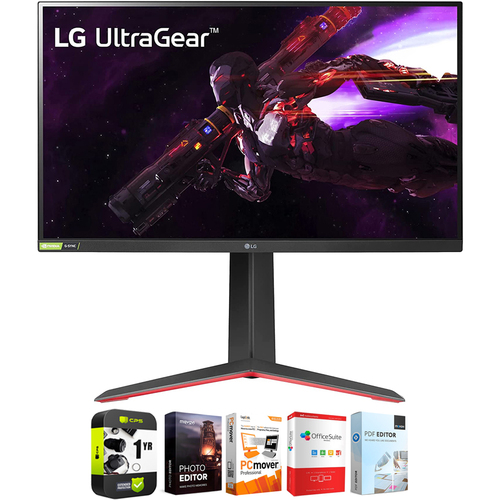 LG 27` UltraGear QHD Nano IPS Gaming Monitor + AMD FreeSync with Warranty Bundle
