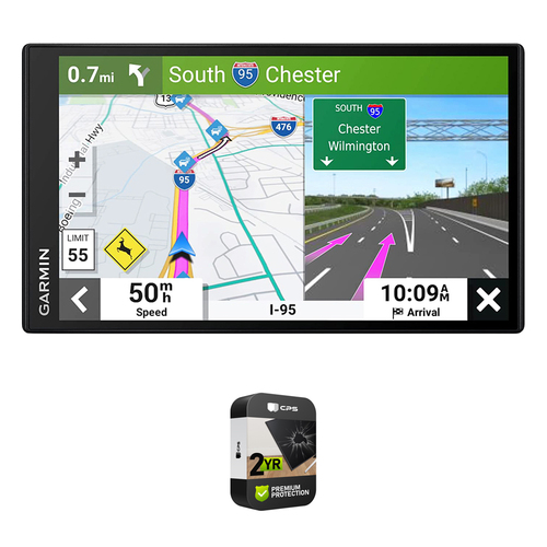 Garmin DriveSmart 66 6` Car GPS Navigator w/ 2 Year Extended Warranty