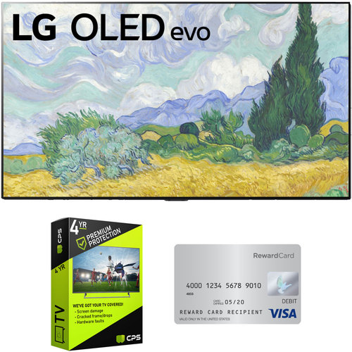 LG OLED77G1PUA 77` OLED evo TV Bundle with $300 Gift Card (2-4 Wk Delivery)