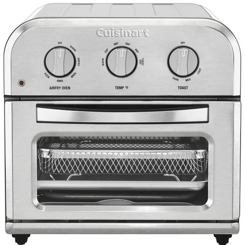 Compact AirFryer/Convection Toaster Oven - Stainless Steel (TOA-26)