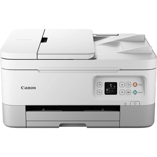 Canon PIXMA TR TR7020 Wireless Inkjet Multifunction Printer, White - 4460C022