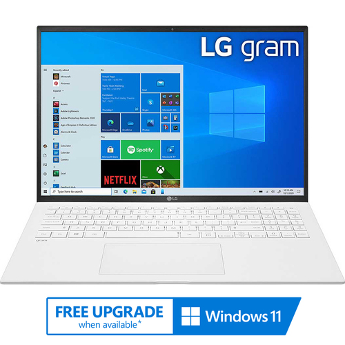 LG gram 16` WQXGA 2560x1600 Intel i5-1135G7 8GB RAM, 256GB SSD Laptop, White