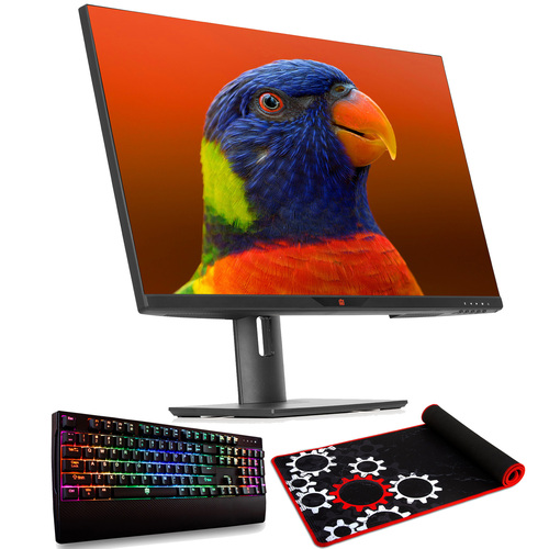 Deco Gear 28` 4K Ultrawide IPS Monitor w/ Bonus Mechanical Keyboard and Extended Mouse Pad