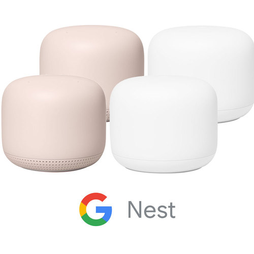 2-Pack Google Nest Wifi Router and Access Point (Sand)