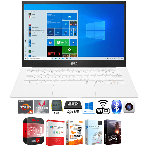 LG Ultra PC 13` Laptop FHD, AMD Ryzen 5 4500U, 8GB/256GB SSD + Protection Pack