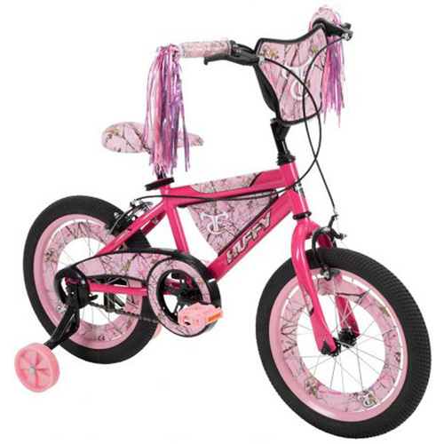 True Timber Kids' Bike, 16-inch - Pink Real Tree Camo (21450)
