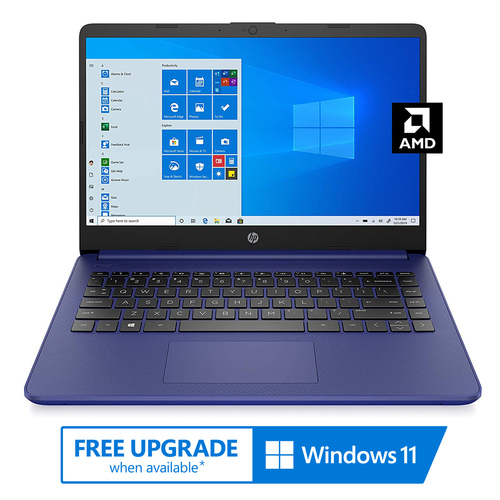 Hewlett Packard 14-fq0040nr 14` AMD 3020E 4GB/64GB Touch Laptop, Indigo Blue