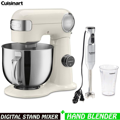 Cuisinart Precision Pro 5.5-quart Digital Stand Mixer + Two-Speed Hand Blender