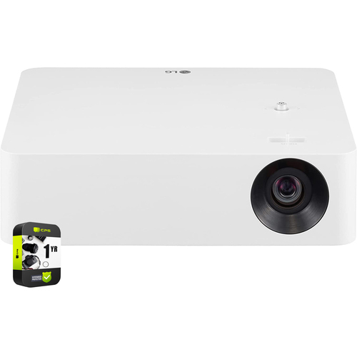 LG LED Smart Home Theater CineBeam Projector 120-inch White + Extended Warranty