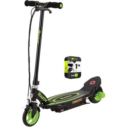 Razor E90 Power Core Electric Scooter Green with 1 Year Extended Warranty
