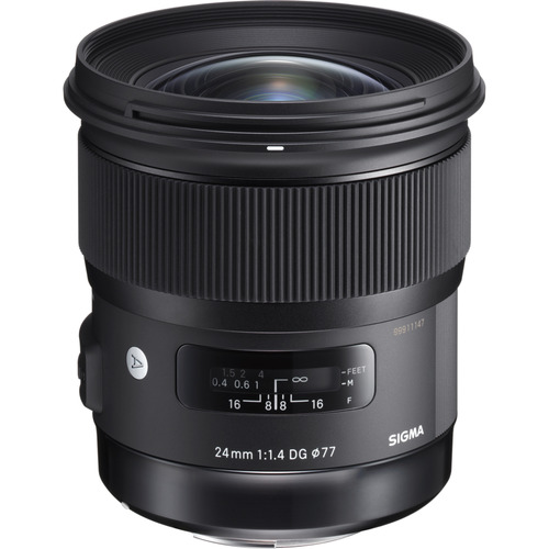 Sigma 24mm f/1.4 DG HSM Wide Angle Lens (Art) for Nikon DSLR Camera Mount
