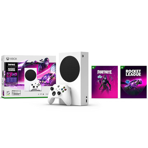 Xbox Series S Gaming Console with Fortnite and Rocket League Bundle