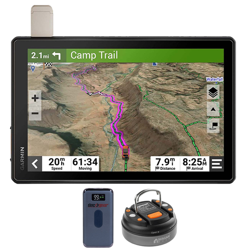 Garmin Tread XL Overland Edition 10` All-Terrain GPS Navigator + Power Bank Bundle