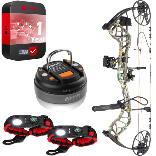Bear Archery Legit RTH Adult Compound Bow, Right-Handed + Protection Pack