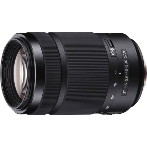 Sony 55-300mm DT f/4.5-5.6 SAM Telephoto Zoom A-Mount Lens - OPEN BOX