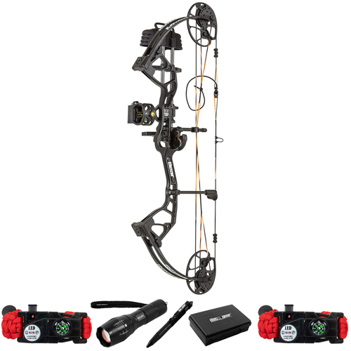 Bear Archery AV02A21115R Royale Youth Compound Bow, Right Hand with Tactical Bundle
