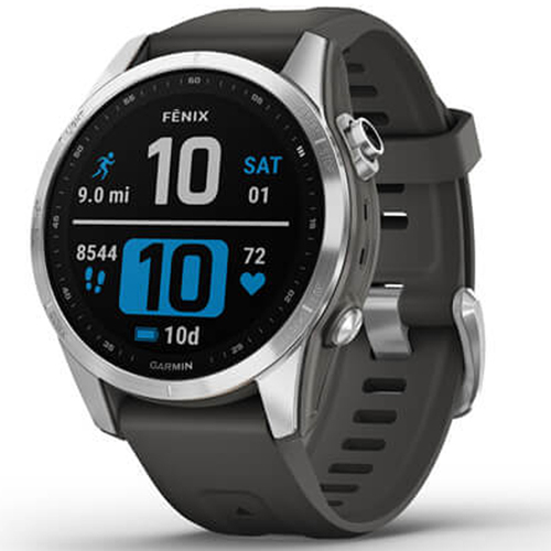 Fenix 7S Smartwatch - Silver with Graphite Band