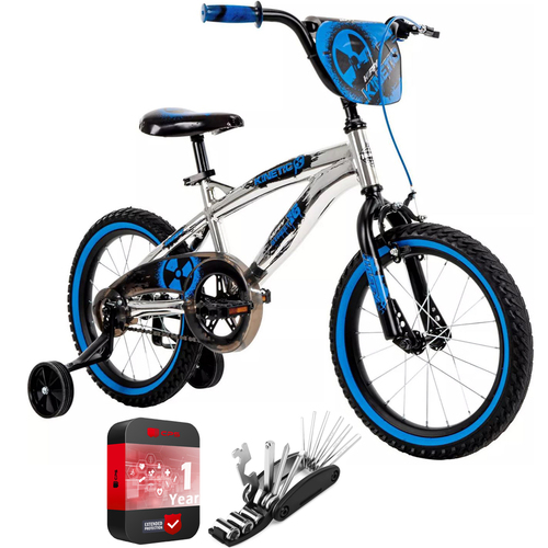 Huffy 16` Kinetic Kids' Bike 21820 + Deco Gear Tool Kit + 1 Year Protection Pack