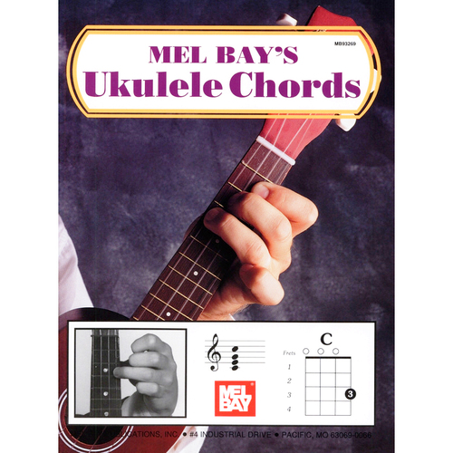 Mel Bay Ukulele Chord Book with Online Video Instruction