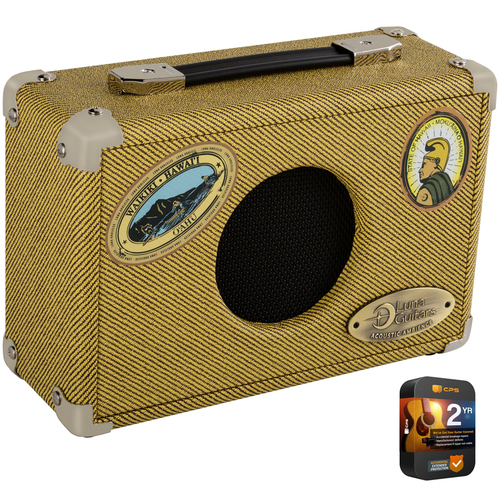 Luna Portable Suitcase Themed 5w Ukulele Amplifier Vintage Tolex+2 Year Warranty