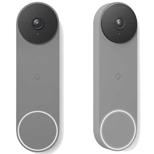 Google Nest 2-Pack Doorbell (Battery) - Ash (GA02076-US)